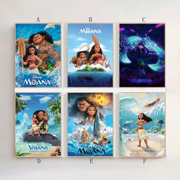 Moana Movie Poster - Etsy