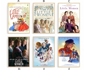 Little Women Movie Poster Canvas Print Wall Art Canvas For Living Room Bedroom (No frame)