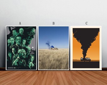 Póster de película de la serie de televisión Breaking Bad, lienzo impreso, arte de pared, lienzo para sala de estar y dormitorio (sin marco)