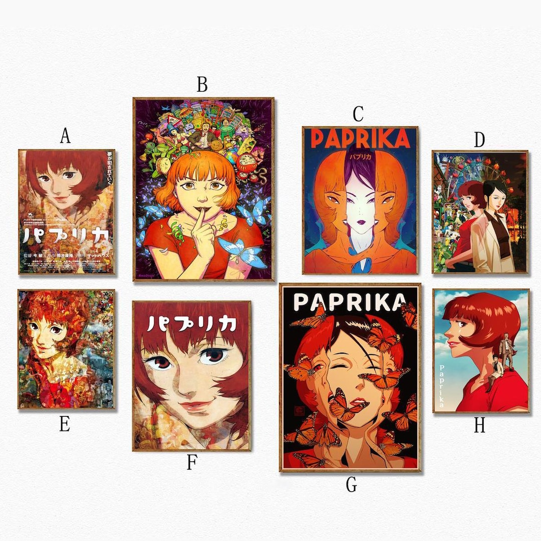 Paprika Movie Poster Film Canvas Print Wall Art Canvas for Living