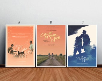 Llámame por tu nombre, póster de película, lienzo impreso, arte de pared, lienzo para sala de estar y dormitorio (sin marco)
