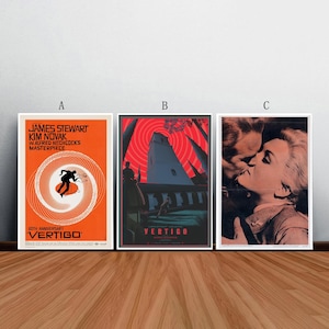 Vertigo Movie Poster Film Canvas Print Wall Art Canvas For Living Room Bedroom (No frame)