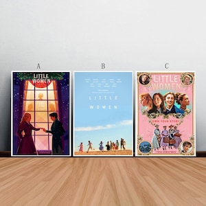 Little Women Movie Poster Film Canvas Print Wall Art Canvas For Living Room Bedroom (No frame)