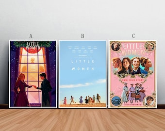 Little Women Movie Poster Film Canvas Print Wall Art Canvas For Living Room Bedroom (No frame)