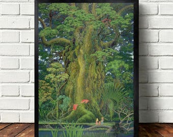 Póster de la película "El secreto de Mana" (sin marco): Árbol de Maná.