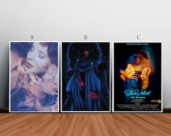 Blue Velvet Movie Poster Film Canvas Print Wall Art Canvas For Living Room Bedroom (No frame)