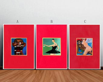 My Beautiful Dark Twisted Fantasy Poster Film Canvas Print Wall Art Canvas For Living Room Bedroom (No frame)