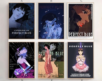 Perfect Blue Movie Poster Film Canvas Print Wall Art Canvas For Living Room Bedroom (No frame)