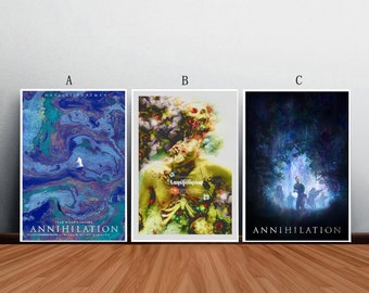 Annihilation Movie Poster Film Canvas Print Wall Art Canvas For Living Room Bedroom (No frame)