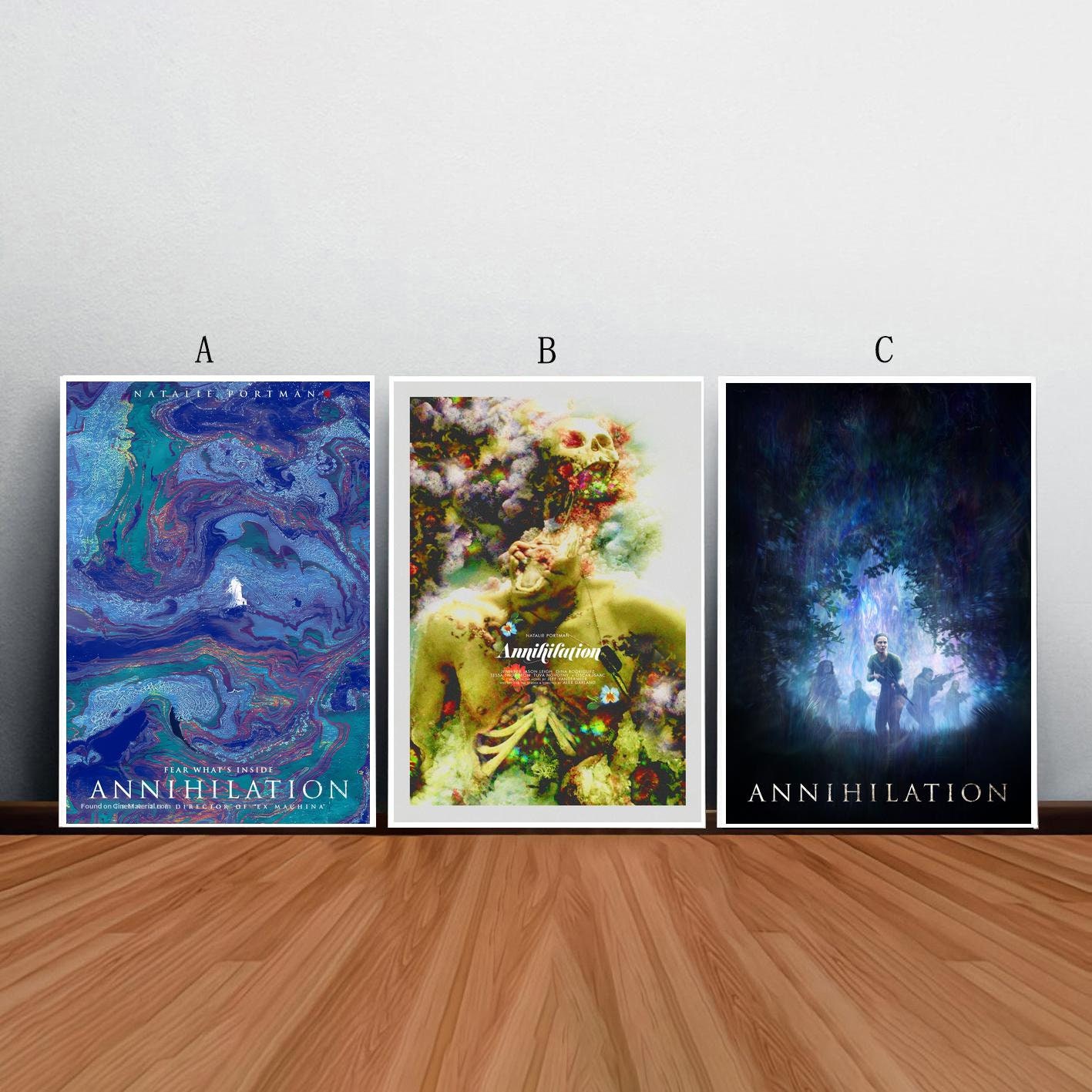 Annihilation Movie Poster Film Canvas Print Wall Art Canvas For Living Room Bedroom (No frame)