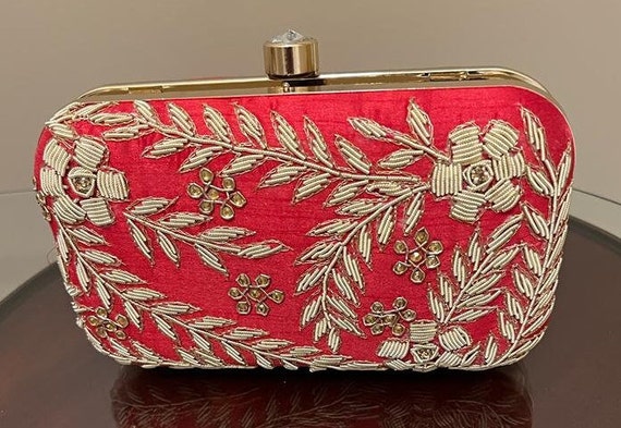 Wedding Hand Crafted Potli Bag With Beaded Chain For Women Evening Bags  Embroidery Handbag P192 in Nalanda at best price by Shubham's Zari Gota  Emporium - Justdial