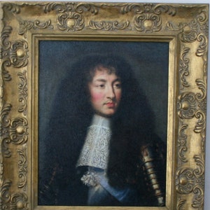 Louis XIV Of France Framed Picture, Oleograph, Louis the Great