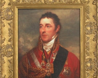 Arthur Wellesley, 1st Duke of Wellington Framed Picture / Oleograph
