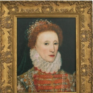 Queen Elizabeth I Framed Picture, House of Tudor