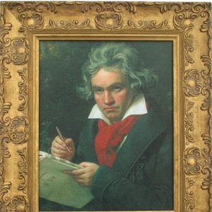 ベートーヴェン油彩画 Beethoven painting - Etsy 日本