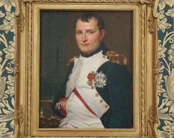 ナポレオン・ボナパルトの掃討作戦を描いた額入り絵画 - フランス軍の