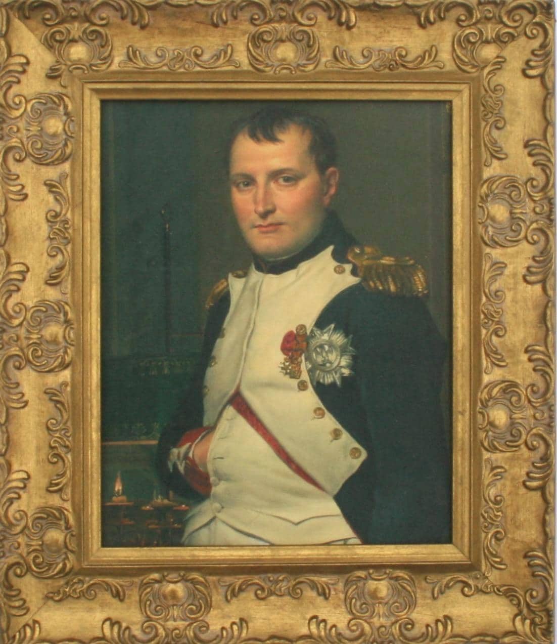 ナポレオン・ボナパルト額入り絵画 - フランス軍複製絵画、オレオ