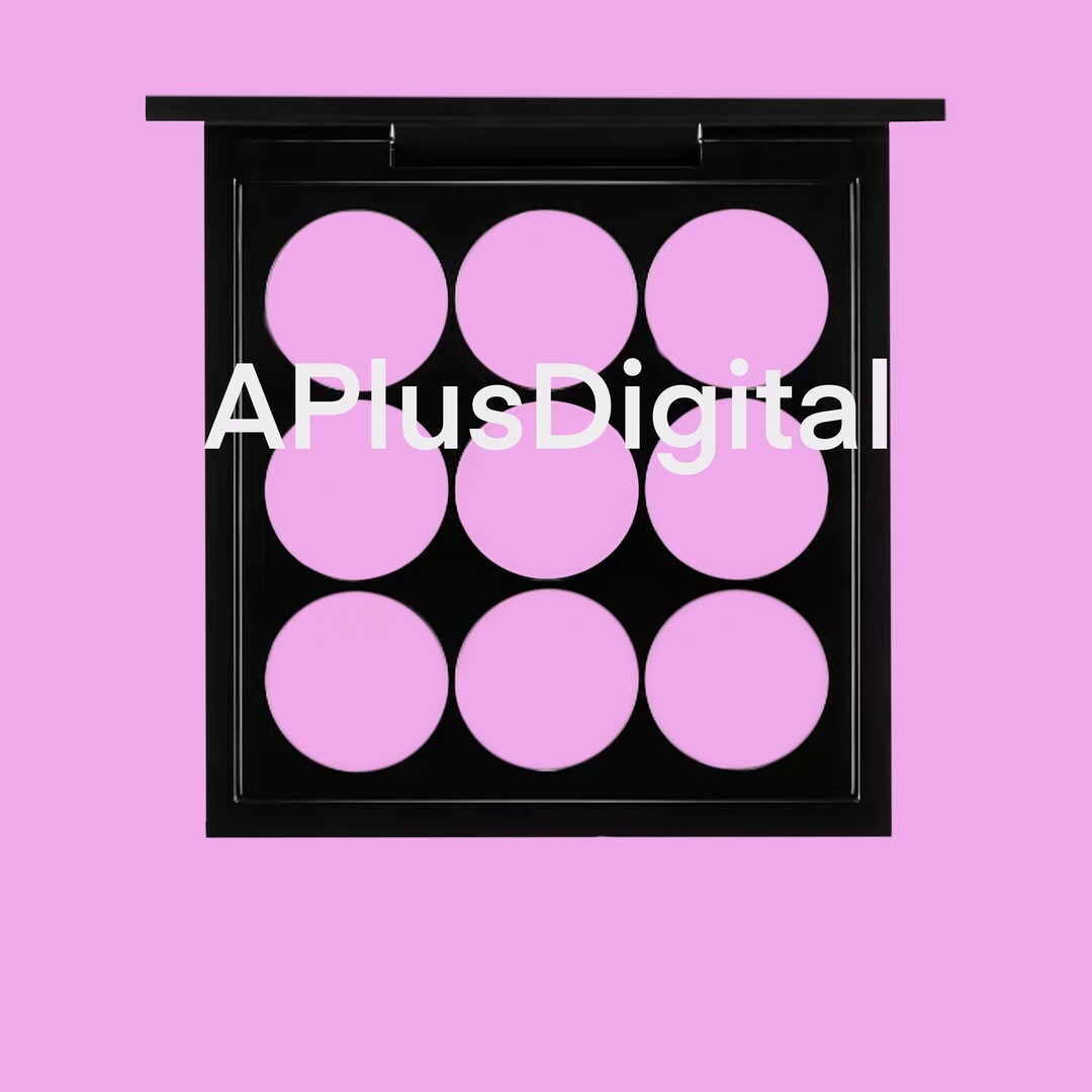 Empty Makeup Palette Tiktok Tutorial Clipart Png Etsy