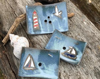 Seifenschale Keramik Meer