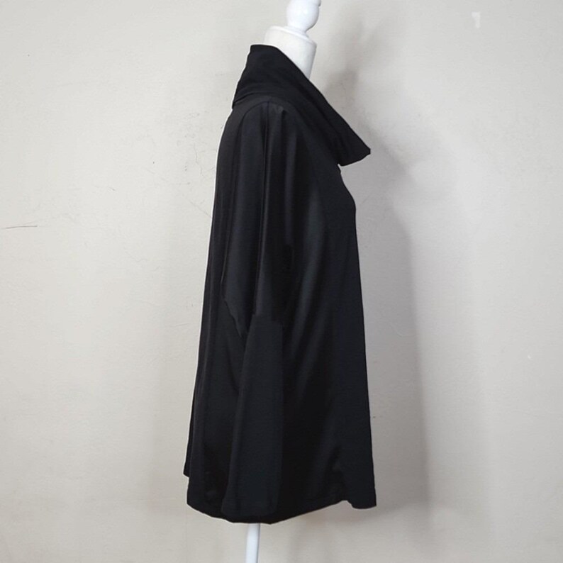 Pete & Greta by Johnny Was Cotton Long Sleeve Cowl Neck Tunic Top image 6