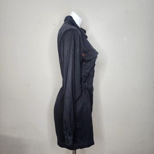 BDG Urban Outfitters Atticus Long Sleeve Coverall Romper Black Size Medium image 3