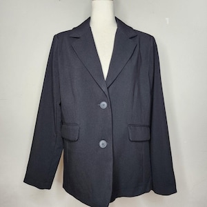 NWT Urban Outfitters Jules Suiting Blazer Black Size Medium image 1