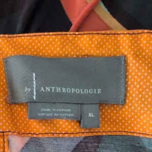 Vestido lencero midi con espalda cruzada y estampado de espiga a rayas Runi de Anthropologie, talla XL imagen 9