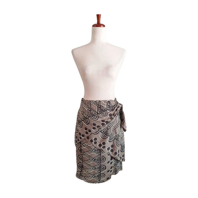 Maeve + Anthropologie Edessa Printed Faux Wrap Skirt Size 4 image 2