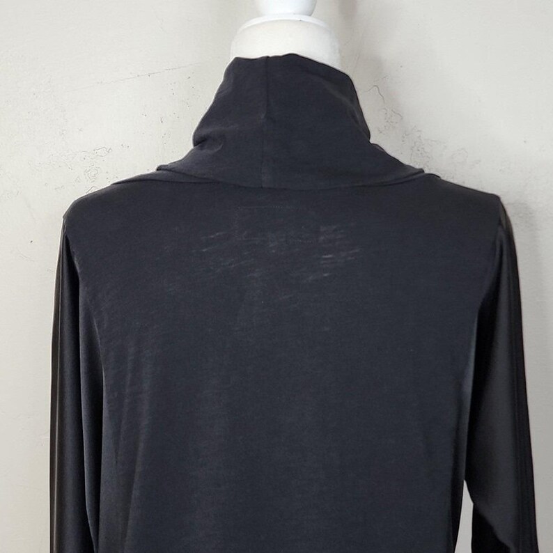 Pete & Greta by Johnny Was Cotton Long Sleeve Cowl Neck Tunic Top image 9