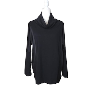 Pete & Greta by Johnny Was Cotton Long Sleeve Cowl Neck Tunic Top image 1