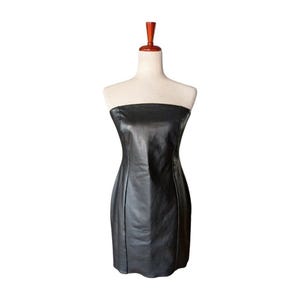 Leather Tube Dress - Etsy