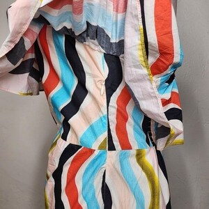 Farm Rio for Anthropologie Sleeveless Ruffle Maxi Dress Size XS afbeelding 6