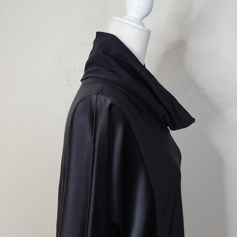 Pete & Greta by Johnny Was Cotton Long Sleeve Cowl Neck Tunic Top image 7