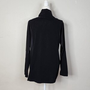 Pete & Greta by Johnny Was Cotton Long Sleeve Cowl Neck Tunic Top image 8