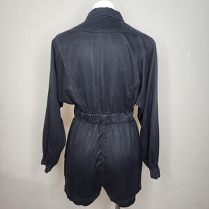 BDG Urban Outfitters Atticus Long Sleeve Coverall Romper Black Size Medium image 2