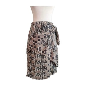 Maeve + Anthropologie Edessa Printed Faux Wrap Skirt Size 4 image 1