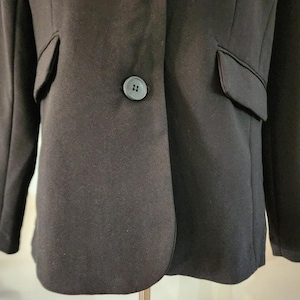 NWT Urban Outfitters Jules Suiting Blazer Black Size Medium image 6