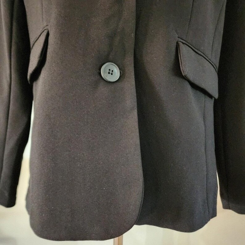 NWT Urban Outfitters Jules Suiting Blazer Black Size Medium image 6