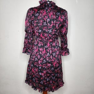 Urban Outfitters Maisy Mock Neck Floral Mini Dress Size Medium image 11