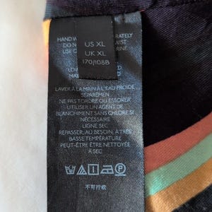 Vestido lencero midi con espalda cruzada y estampado de espiga a rayas Runi de Anthropologie, talla XL imagen 10