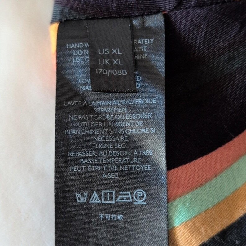 Vestido lencero midi con espalda cruzada y estampado de espiga a rayas Runi de Anthropologie, talla XL imagen 10