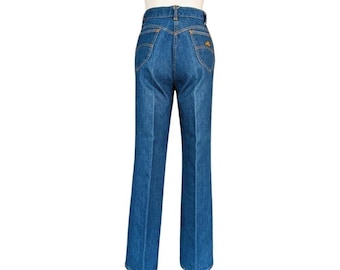 Vintage 70's Chic by H.I.S High Waisted Straight Leg Jeans Size 11/12