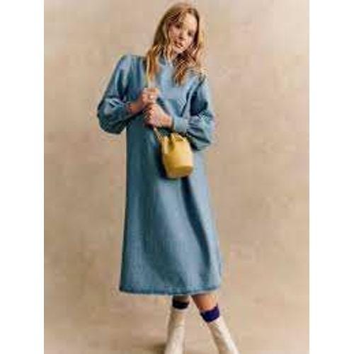 Sezane Blue Dress - Etsy
