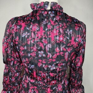 Urban Outfitters Maisy Mock Neck Floral Mini Dress Size Medium image 8