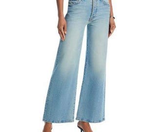 NWOT Mother The Tomcat Roller I Confess High Rise Wide Leg Jeans SZ 30