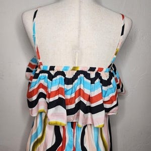 Farm Rio for Anthropologie Sleeveless Ruffle Maxi Dress Size XS afbeelding 8