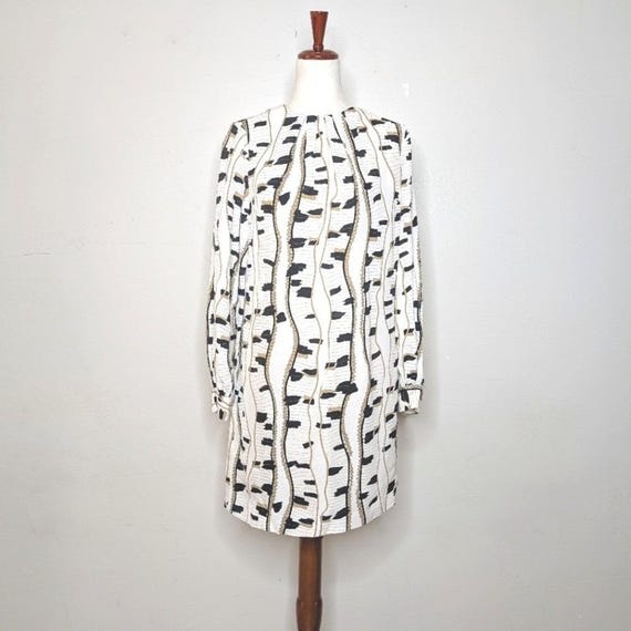 Reiss, REISS Stevie Snake-Print Shift Dress Size 0