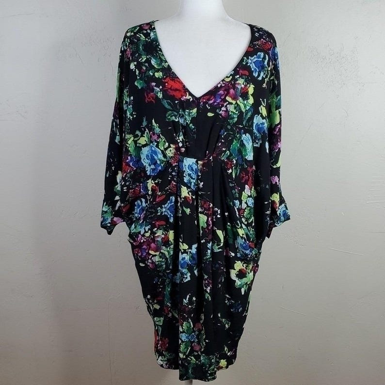Maeve + Anthropologie Petal Palatte Floral Dress Size Small Bild 2