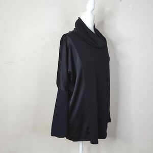 Pete & Greta by Johnny Was Cotton Long Sleeve Cowl Neck Tunic Top image 4