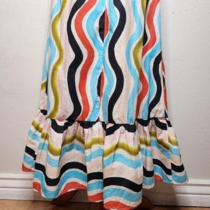 Farm Rio for Anthropologie Sleeveless Ruffle Maxi Dress Size XS afbeelding 7